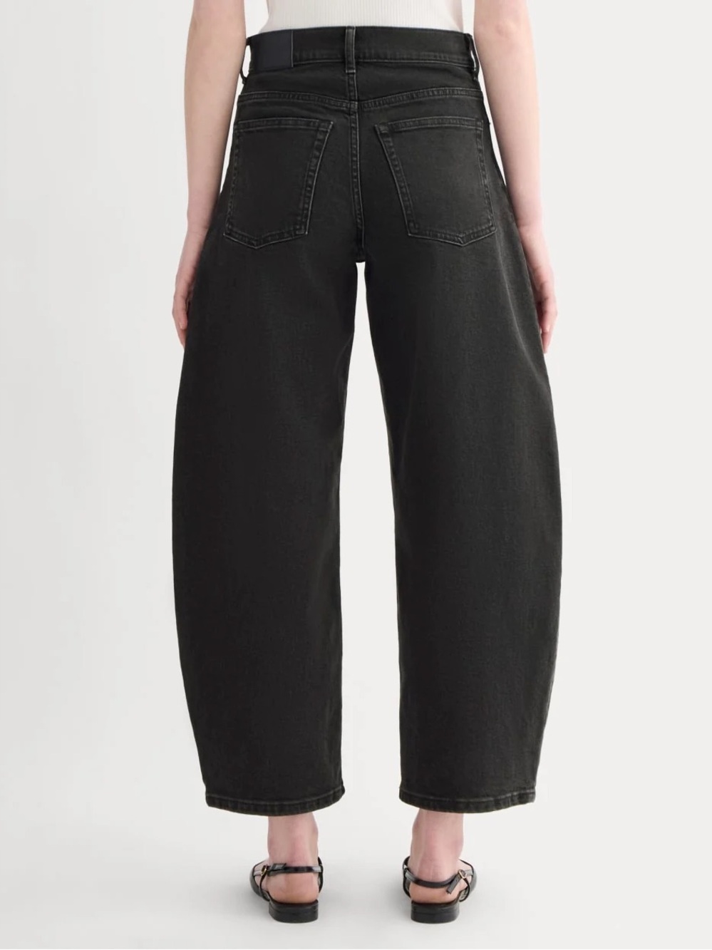 Everlane The Curvy Way-High Jean Black Wash Size 35 - Picture 5 of 10